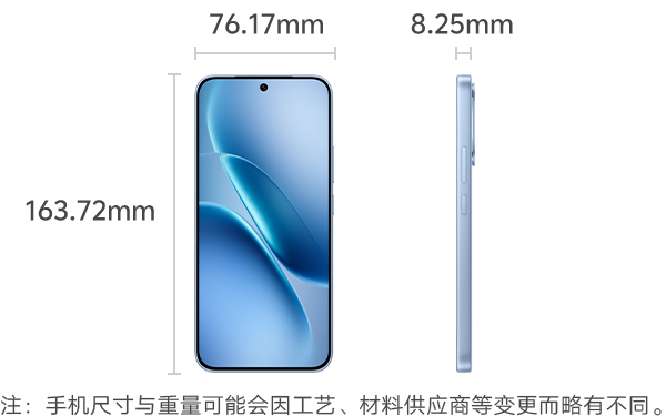 Product size picture