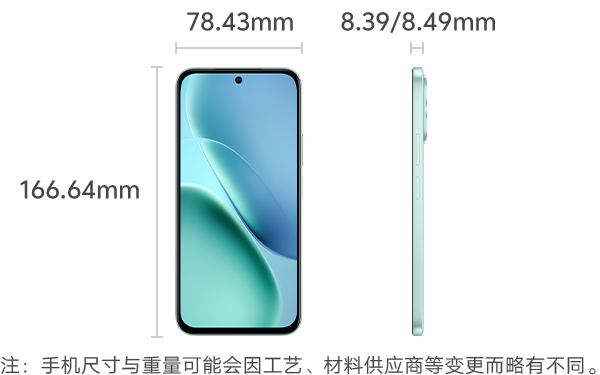 Product size picture